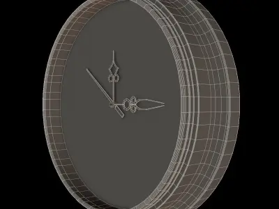3D Old Clock 3D model
