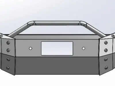 Tundra Front Bumper  3D model