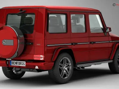 Mercedes G Class AMG G65 2016 3D model
