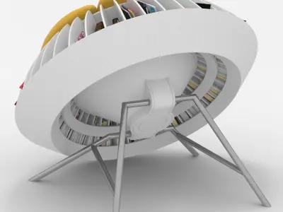 Sunflower Chair 3D model