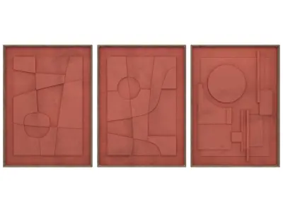 Art frame-set 001 3D model