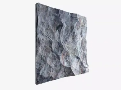 25-RockPanel sandstone rock wall art 3D model
