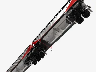 Rail Hopper Low-poly 3D model