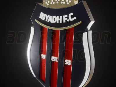 Al Riyadh logo - Cinematic - 3D print 3D model