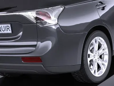 Mitsubishi Outlander 2015 VRAY 3D model