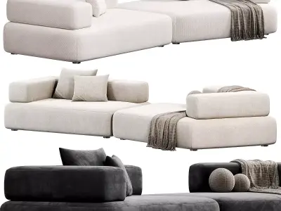CHOLET Sectional Sofa 3D model