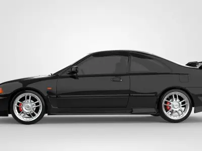 Honda Civic EJ1 Coupe - The Fast and the Furious 3D model