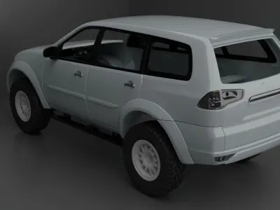 2008 Mitsubishi Pajero Sport  3D print model