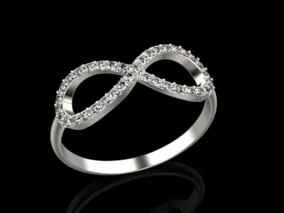 Infinity ring 35 3D print model