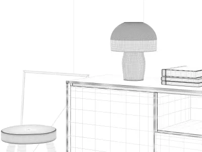 DayTime modern living room  for Soli PICO 3D model