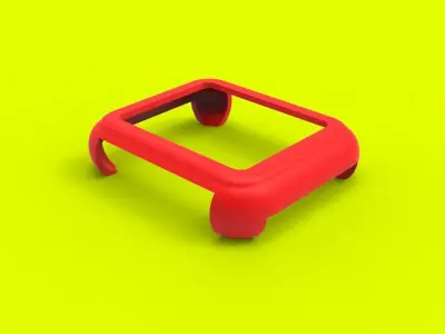 40 mm apple watch case cover plain 3D print model
