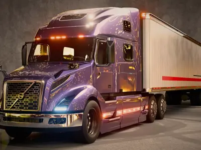 Volvo VNL Rigged 3D model