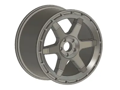 wheel 3D print model by nkeith49