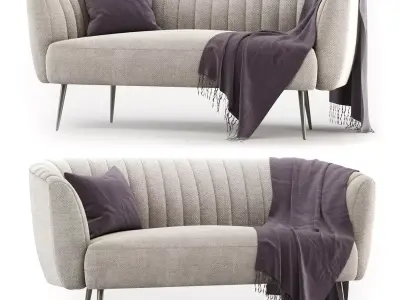 Silver Orchid Albany Sofa 3D model