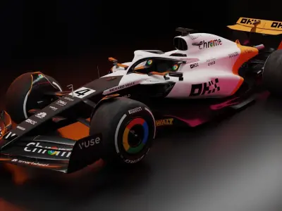 McLaren F1 2023 collection 3D Model Pack