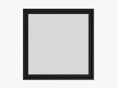 Wooden Frame Mockup 01 3D model