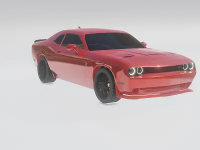 Dodge Challenger srt hellcat 3D model