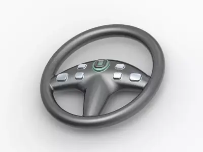 Car Steering Wheel 3D print model