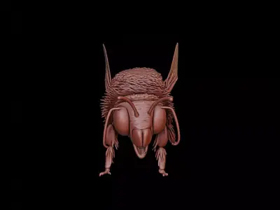 Bee Animal Sculpture 3D print model