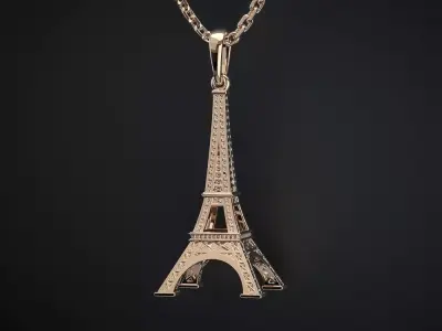 EIFFEL TOWER PENDANT 3D print model