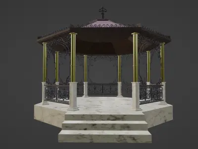 Stylized Arbor 3D model