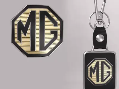 MG car logo keychain 3d model  3D model