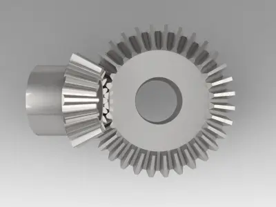 pinion conical 3D model