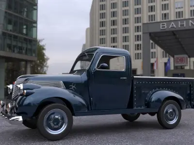 Old custom pickup Code 247 Restored 3D model