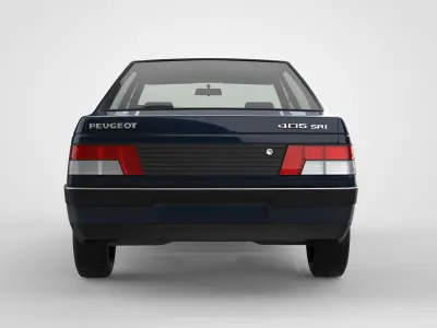 Peugeot 405 SRi Sedan 3D model