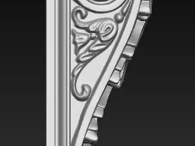 Corbel Decorative 6   3D model 3D print model