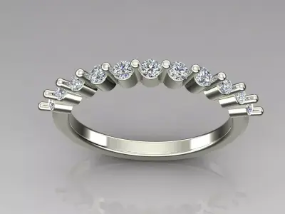 Band Ring 3D print model