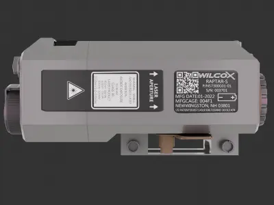 3D Wilcox Raptor Tactical Aiming Laser 3D model