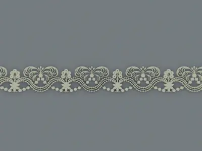 ornament baroque V5 3D model