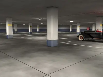 Parking Garage 3D model