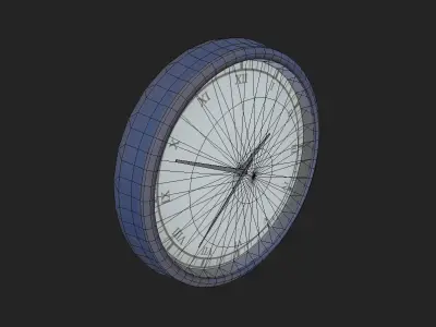 Clocks Pack Low-poly 3D model