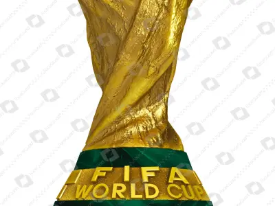 FIFA World Cup Trophy 3D model