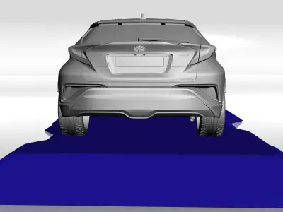 TOYOTA C-HR 2017 3D MODEL FOR 3D PRINTING STL FILES 3D print model