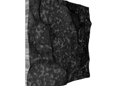 99-RockPanel piece of rock 3D model