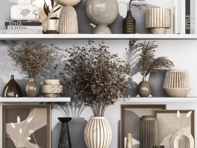 Decorative set 013 3D model