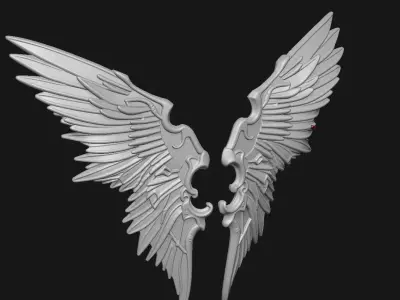 Wings 3D print model