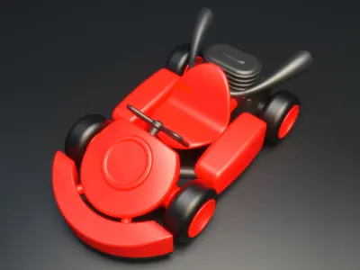 Toy Kart 3D model