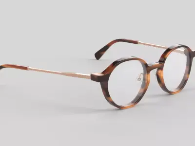 Golden Age Eyewear Glasses Low-poly 3D model