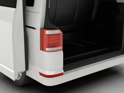 Volkswagen Tranporter T6 Multivan 2019 HQ 3d model  3D model