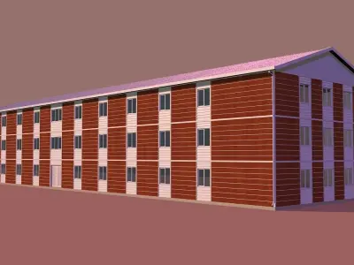 PREFABRICATED BUILDING 1 3D model