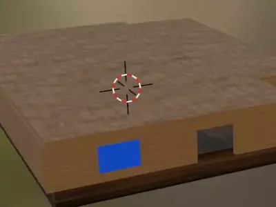 One Bedroom House Low-poly 3D model