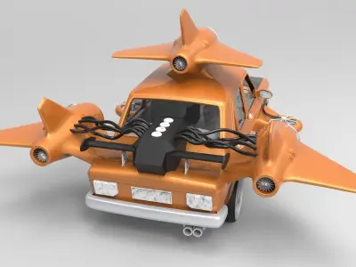 Fiat 128 turbo 3D model