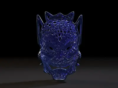 Blue Spirit Mask  3D print model
