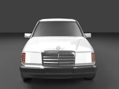 Mercedes Benz w124 1985 Free 3D model