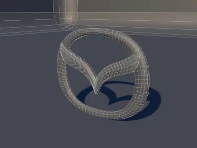 Mazda Emblem 3D Print Ready 3D print model