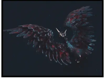 Pegauni Creature Low-poly 3D model